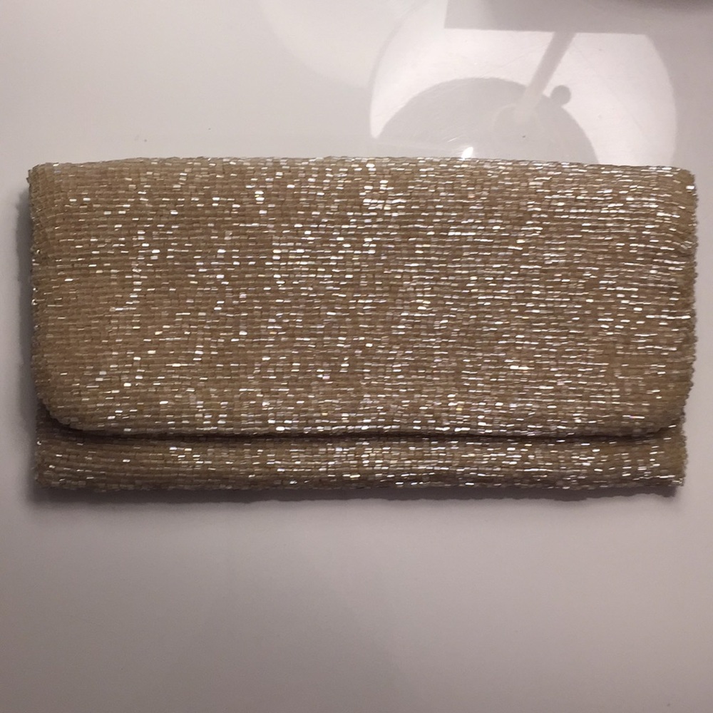 Clutch Handbag Designer: Moyna Beaded & Zipper